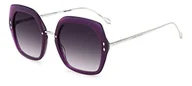 Okulary przeciwsłoneczne - Isabel Marant Damskie okulary przeciwsłoneczne w 0085/S, fioletowe srebro, 70, Fioletowy srebrny - miniaturka - grafika 1