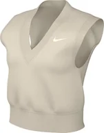 Spodnie rowerowe - Nike Spodnie damskie W NSW Phnx FLC Slvls Vneck CRP - miniaturka - grafika 1