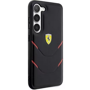 Ferrari FEHCS23MPBAK S23+ S916 czarny/black hardcase Hot Stamp Lines - Etui i futerały do telefonów - miniaturka - grafika 4