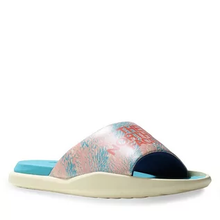 Klapki i japonki męskie - Klapki The North Face M Triarch Slide NF0A5JCAIHZ1 Tropical Peach Enchanted Trails Print/Set Sail - grafika 1