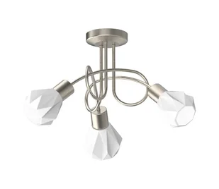 Prezent 27511 - Żyrandol natynkowy METIS 3xE14/40W/230V matowy chrom - Lampy sufitowe - miniaturka - grafika 1