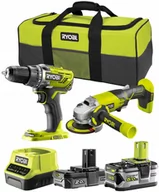 Zestawy elektronarzędzi - Ryobi ZESTAW POWERPACK 18V R18DDAG-252S 5133003819 - miniaturka - grafika 1