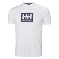 Koszulki męskie - Męska Koszulka z krótkim rękawem HELLY HANSEN HH BOX T 53285_003 – Biały - miniaturka - grafika 1