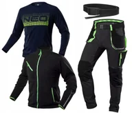 Odzież robocza - Komplet męskiej odzieży roboczej BHP, roz. L NEO Spodnie + Polar + T-Shirt - miniaturka - grafika 1