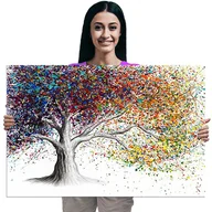 Zabawki kreatywne - Haft Diamentowy Diamond Painting,DIAMENTOWY MALARZ,Obraz DIY 5D,Mozaika Diamentowa 60x90, Drzewo - miniaturka - grafika 1