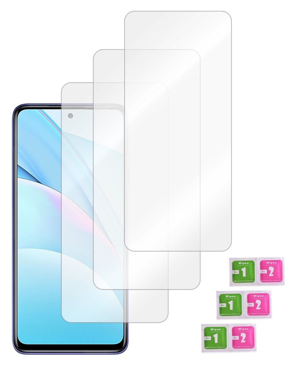 Szkło ochronne do XIAOMI MI 10T LITE 5G hartowane 0,33mm na ekran 9H 3 szt