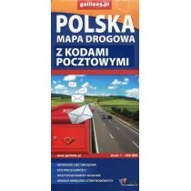 Polska mapa drogowa z kodami pocztowymi 1:650 000 - Lider Serwis - Atlasy i mapy - miniaturka - grafika 1