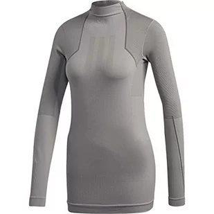 Adidas Damska bluza Knit, Metgry/Grefiv, XS - Bluzy damskie - miniaturka - grafika 1