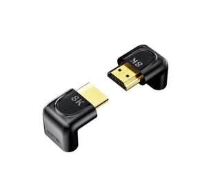 Unitek A1046ABK03 Kątowy 8K HDMI 90 i 270 stopni - Złącza, przejściówki, adaptery - miniaturka - grafika 1