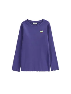 Coccodrillo Bluzka WC5143104CGK Granatowy Slim Fit - Bluzki damskie - miniaturka - grafika 1