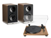 Zestawy stereo - Audio-Technica AT-LPW40WN (orzech) + Connex (orzech) - miniaturka - grafika 1