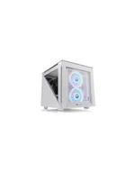 Obudowy komputerowe - Thermaltake Divider 200 TG Kolor: BIAŁY mATX - CA-1V1-00S6WN-00 - miniaturka - grafika 1