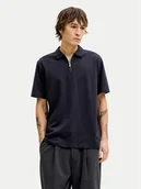 Koszulki męskie - Jack & Jones Polo Blaethan 12292992 Granatowy Regular Fit - miniaturka - grafika 1
