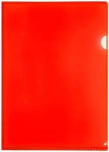 Tetis Obwoluta A4 PP "L" grubość 0.14mm czerwona (12) BT615-C - Ofertówki - miniaturka - grafika 1
