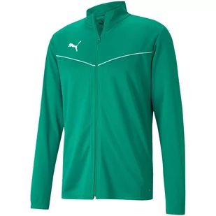 Bluza męska Puma teamRISE Training Poly Jacket zielona - Lekkoatletyka - miniaturka - grafika 1