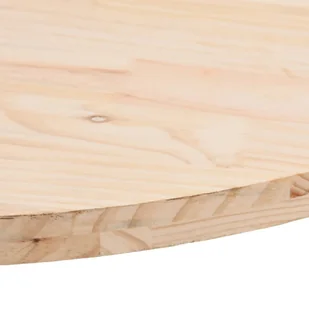 Blat stołu, 110x55x2,5 cm, lite drewno sosnowe, owalny Lumarko! - Meble modułowe i akcesoria - miniaturka - grafika 6
