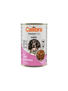 Calibra Dog Veal&amp;Chicken 1240g Karma Mokra dla Psa Cielęcina Kurczak - Mokra karma dla psów - miniaturka - grafika 1