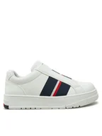 Buty dla chłopców - Tommy Hilfiger Sneakersy Low Cut Sneaker T3X9-33858-1355 M Biały - miniaturka - grafika 1