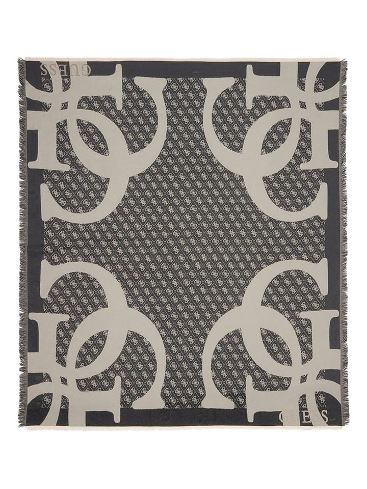 Guess Szal w kolorze szarym - 135 x 153 cm