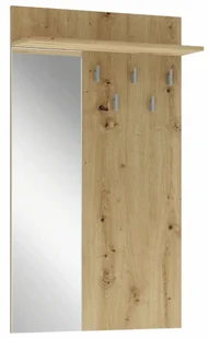 Ścienny wieszak z lustrem dąb artisan M0-N34 - Wieszaki i stojaki Ścienny wieszak z lustrem dąb artisan M0-N34 - Wieszaki i stojaki - miniaturka - grafika 1