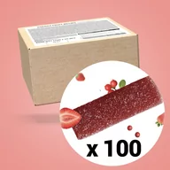 Produkty energetyczne i izotoniki - Galaretka owocowa energetyczna truskawka, żurawina, acerola Aptonia 100X25G - miniaturka - grafika 1