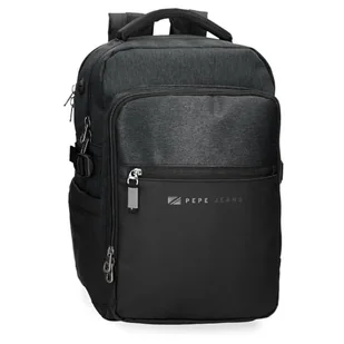 Pepe Jeans Jarvis Plecak Na Laptopa Zielony 28x40x16 cm Sztuczna skóra i poliester 17,92 l by Joumma Bags - Torby na laptopy - miniaturka - grafika 1