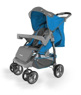 MM VIP BLUE WÓZEK SPACEROWY SKŁADANY W RĄCZCE+POKROWIEC - Wózki dziecięce - miniaturka - grafika 1