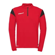 Koszulki i topy damskie - uhlsport Squad 27 1/4 Zip Top Piłka Nożna Koszulka z długim rękawem i Jersey Sportowy Bez Kapturem Unisex - miniaturka - grafika 1