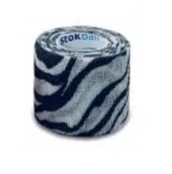 Apteczki i materiały opatrunkowe - Bandaż Elastyczny Kohezyjny 4,5m x5cm Zebra - miniaturka - grafika 1
