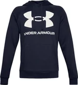 Bluzy męskie - Under Armour Bluza męska Under Armour Rival Fleece Big Logo HD granatowa 1357093 410 2XL - miniaturka - grafika 1