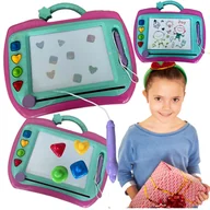 Tablice dla dzieci - Znikopis tablica do rysowania tablet graficzny dla dzieci 4 kolor stempelki - miniaturka - grafika 1