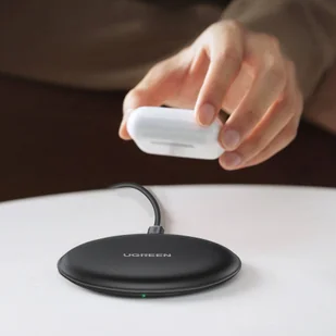 Ugreen ładowarka bezprzewodowa Qi 15W czarny (80537) - Ładowarki do telefonów - miniaturka - grafika 7