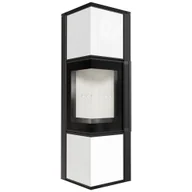 Piece wolnostojące - Piec wolnostojący koza Tora M 8 kW Ø 150 ,lacobel biały - miniaturka - grafika 1