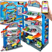 Zabawki konstrukcyjne - Duży Zestaw Hot Wheels Kaskaderskie Skoki Garaż Autko Samochodzik Winda Prezent Dla Dziecka + Ebook - miniaturka - grafika 1