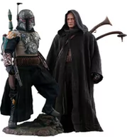 Figurki kolekcjonerskie - Zestaw 2 figurek Star Wars The Mandalorian 1/6 Boba Fett Deluxe - miniaturka - grafika 1
