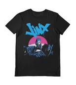 Bluzki damskie - Koszulka T-shirt Arcane Jinx Chair młodzieżowa czarna bluzka z nadrukiem rozmiar L - miniaturka - grafika 1