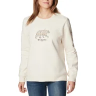 Bluzy damskie - Damska Bluza COLUMBIA HART MOUNTAIN II GRAPHIC CREW 1959783193 – Beżowy - miniaturka - grafika 1