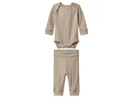 Body dla niemowląt - lupilu® Zestaw niemowlęcy z biobawełny, 2 elementy (Beżowy, 74/80) - miniaturka - grafika 1