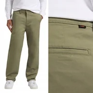 Spodnie męskie - Lee LOOSE CHINO Olive Chetopa Twill BARDZO LUŹNE ZIELONE CHINOSY W32 L32 - miniaturka - grafika 1