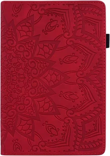 ETUI ZAMYKANE SAMSUNG GALAXY TAB S8 2022/ TAB S7 2020 CZERWONA MANDALA - Etui do tabletów - miniaturka - grafika 1