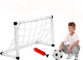 Piłka nożna - BRAMKA DO PIŁKI NOŻNEJ DLA DZIECI 86X46X46CM + PIŁKA + POMPKA - miniaturka - grafika 1