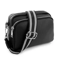 Torebki damskie - Alessio TOREBKA Damska CROSSBODY LISTONOSZKA KOPERTÓWKA na ramię PASEK - miniaturka - grafika 1