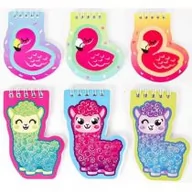 Szkolne artykuły papiernicze - Notesik flamingi i lamy MIX - miniaturka - grafika 1