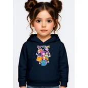 Bluzy dla dziewczynek - BLUZA DZIECIĘCA K-POPOWE ŁOWCZYNIE DEMONÓW HUNTRIX 134-140 Z KAPTUREM - miniaturka - grafika 1