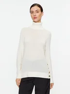 Swetry damskie - MICHAEL Michael Kors Golf MF360NV4VR Écru Regular Fit - miniaturka - grafika 1