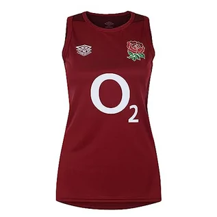 Koszulki sportowe męskie - Umbro England Racer Back Vest (O2) Wmns - grafika 1