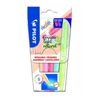 Zakreślacze - Zestaw Zakreślacz Wymazywalny Pilot Frixion W Mix 6 Kolorów - miniaturka - grafika 1