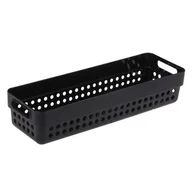 Pudła i pojemniki do przechowywania - Organizer Terra 7,5 x 23,5 x 7 cm 750 ml czarny - miniaturka - grafika 1