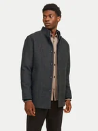 Płaszcze męskie - Jack&Jones Płaszcz wełniany Harrison 12258674 Szary Regular Fit - miniaturka - grafika 1
