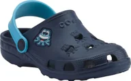 Buty dla dziewczynek - Coqui Dziecięce sandały Coqui LITTLE FROG navy/blue rozmiar 25/26 - miniaturka - grafika 1
